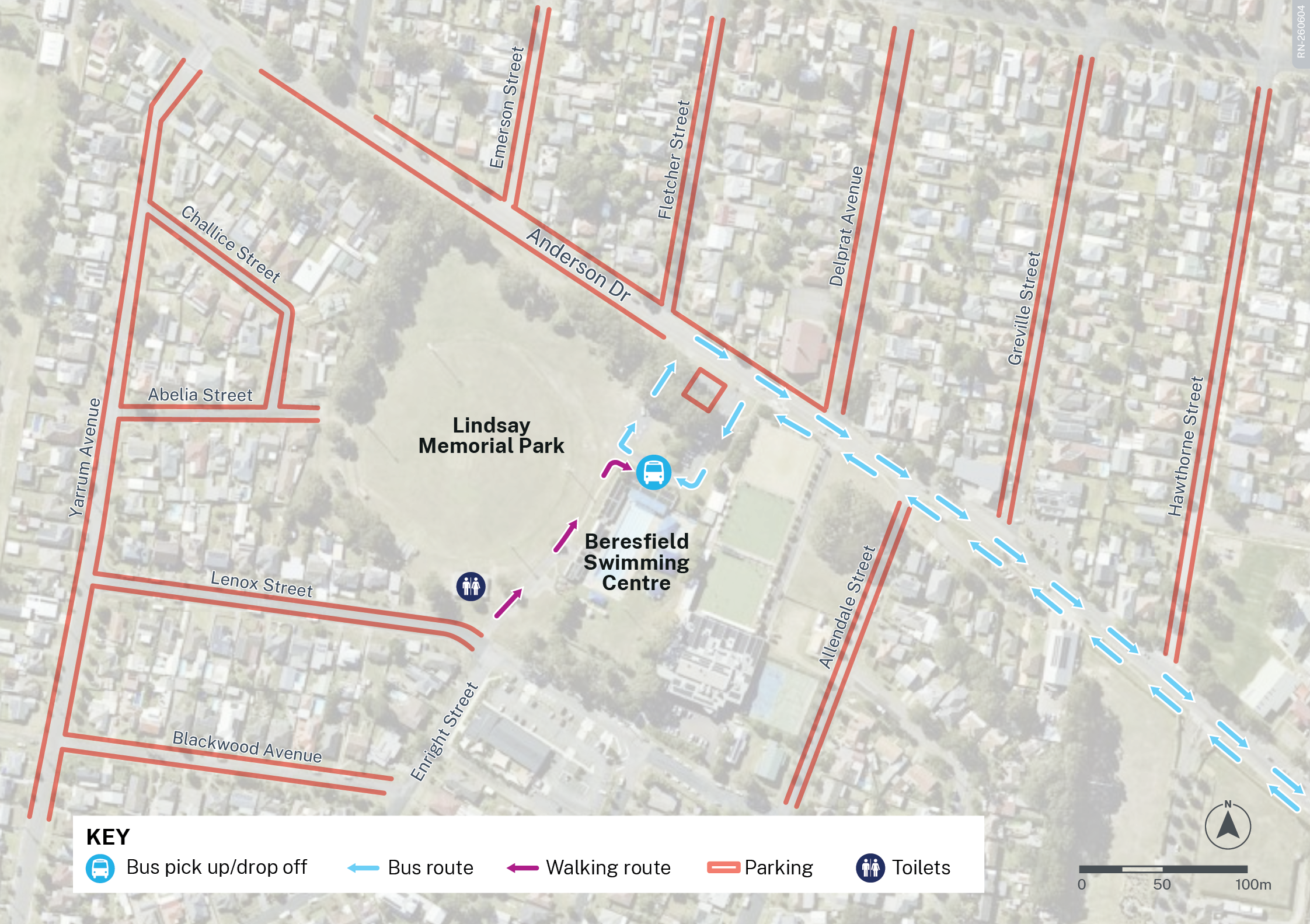 Parking map