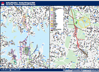 Marathon 2026 Overall Course Road Closure Clearway Map