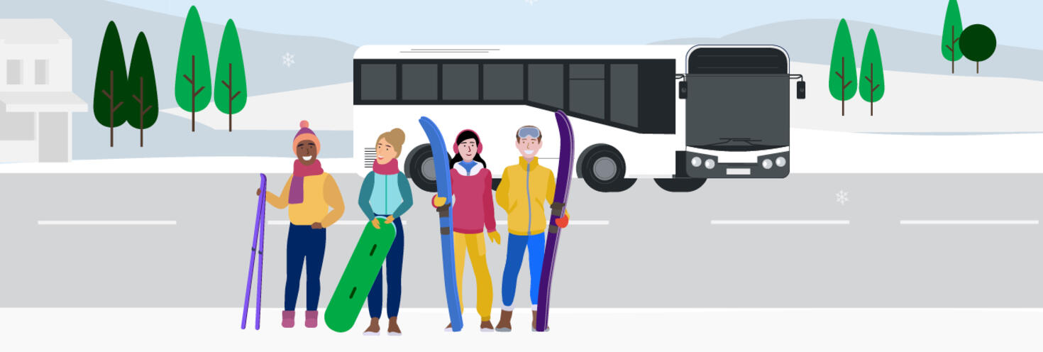 Snowy mountains bus service hero