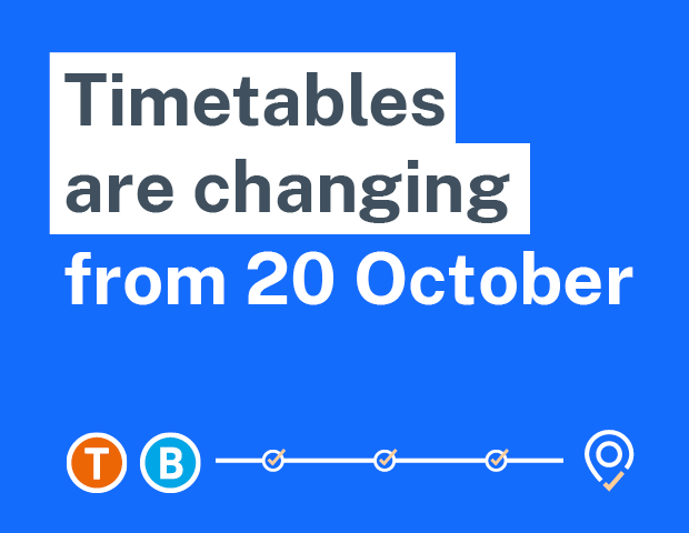 20 October timetable change homepage carousel banner