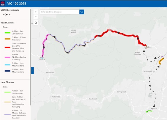 Vic100 Interactive Map