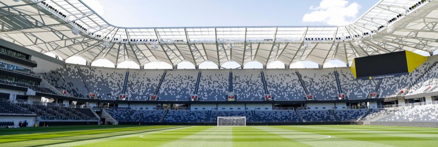 CommBank Stadium soccer pitch