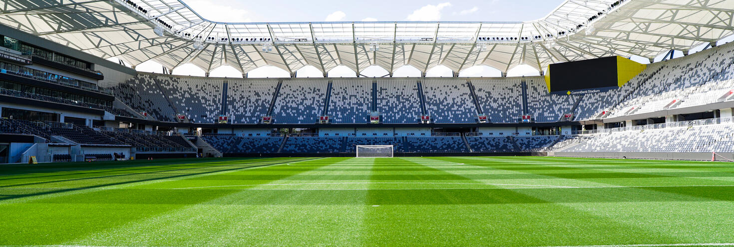 CommBank Stadium daytime interior