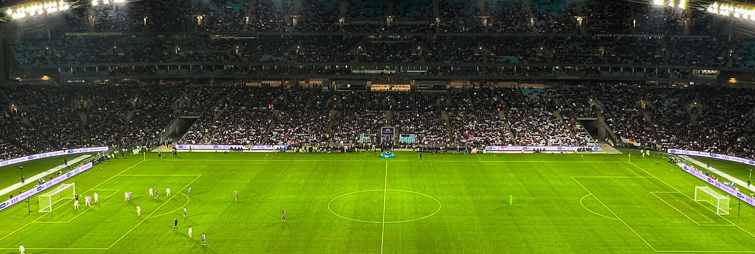 Stadium Australia interior night