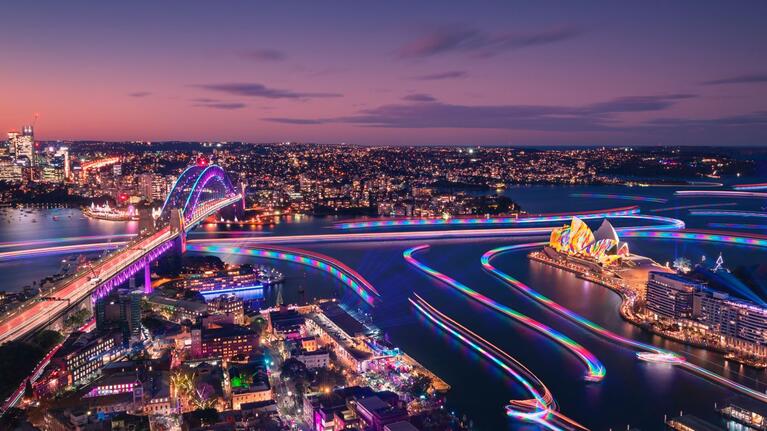 Vivid Sydney light