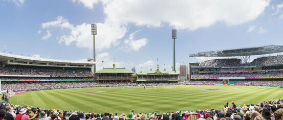 Sydney Cricket Ground (SCG) with crowded audience