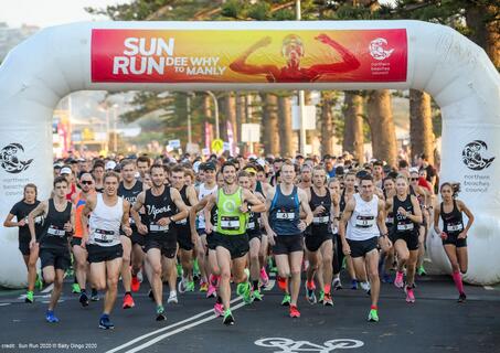 Sun Run dee why to manly 