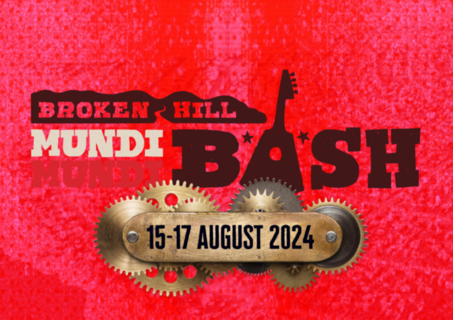 Broken Hill Mundi Mundi Bash logo and date