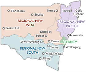 nsw regions regional map traffic live info north