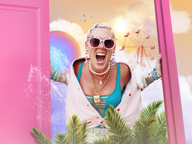 Pink Tour homepage banner