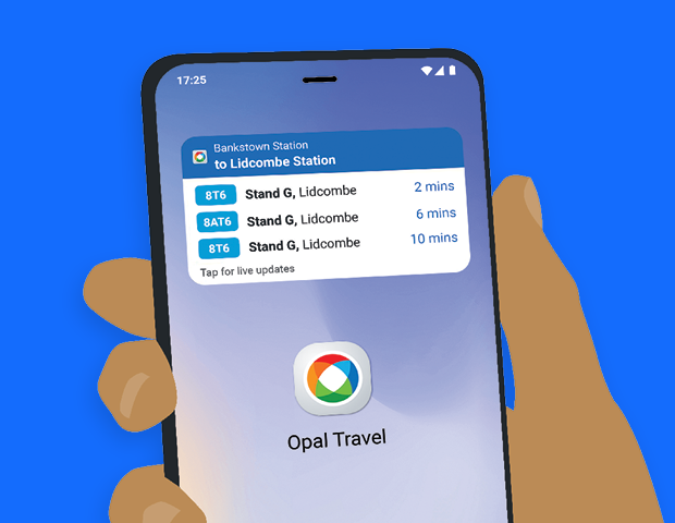Opal Travel app homepage carousel Apr 2025